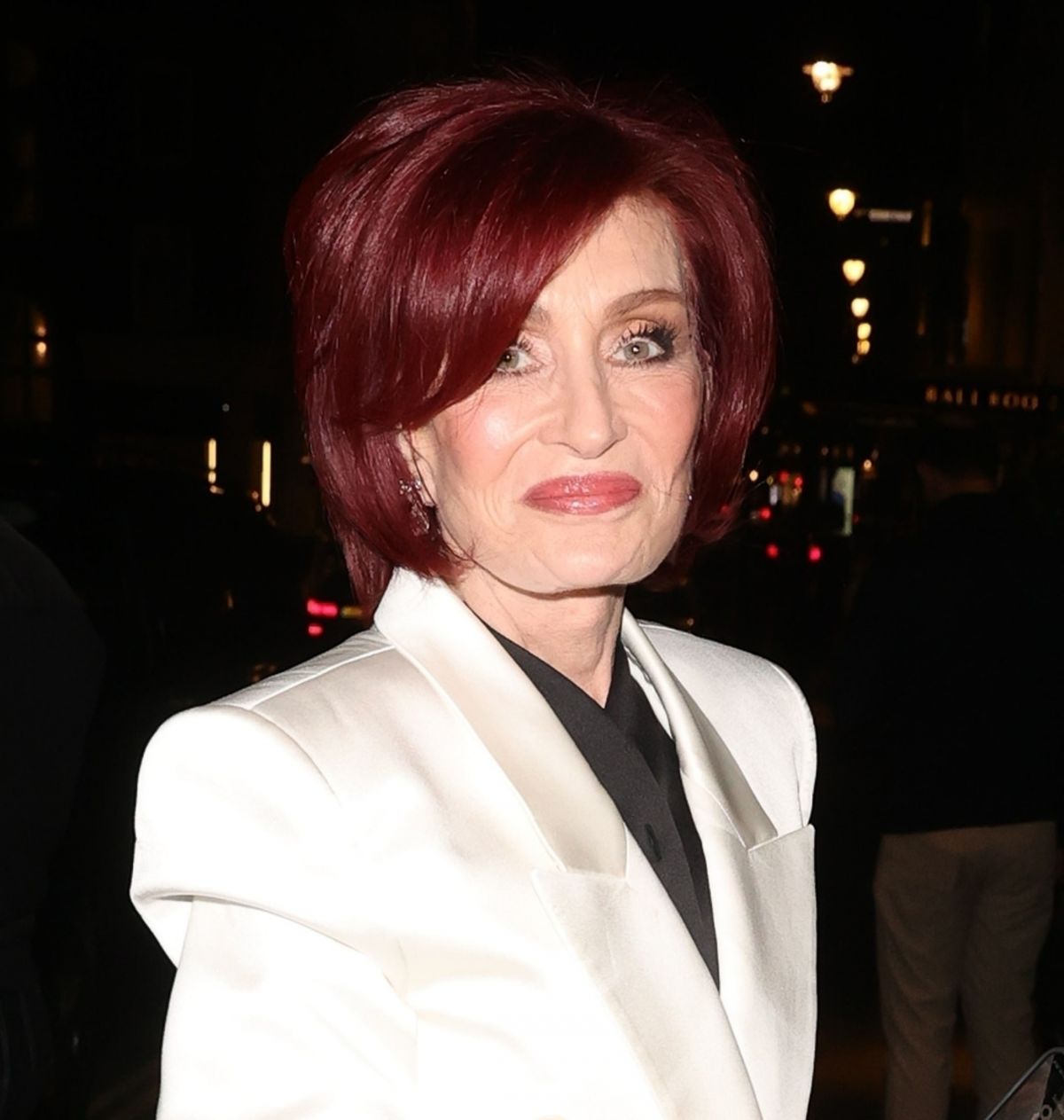 SHARON OSBOURNE Leaves Fortune Theatre in London 01/28/2024 HawtCelebs