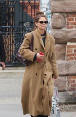 KATIE HOLMES Out in New York 03/20/2024