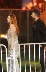 LINDSAY LOHAN and Bader Shammas Leaves Vanity Fair Oscars Party in Beverly Hills 03/10/2024