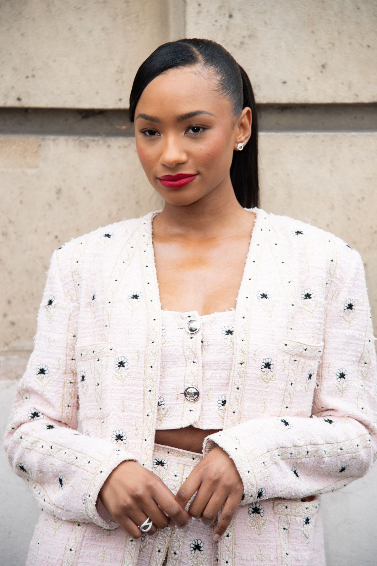 TEMI OTEDOLA at Giambattista Valli Womenswear Fall/Winter 20242025