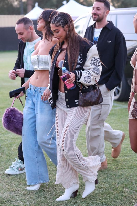 CHANTEL JEFFRIES and Michael Rubin at Coachella Valley Music and Arts Festival in Indio 04/12/2024