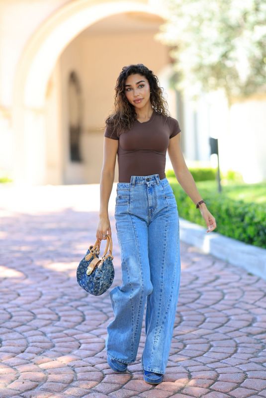 CHANTEL JEFFRIES at CLD PR Pre-festival House in Beverly Hills 04/09/2024