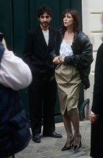 CHARLOTTE GAINSBOURG at Unveiling Ceremony of Maison des Illustres Plaque at Maison Gainsbourg in Paris 04/02/2024