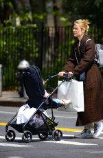 CLAIRE DANES Out with Her Baby in New York 04/27/2024