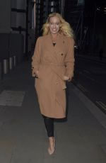 HAYLEY PALMER Arrives at No7 Launch Party at The Ghurkin in London 04/10/2024