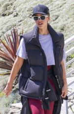 JESSICA ALBA Out Hiking with Friends in Beverly Hills 04/21/2024
