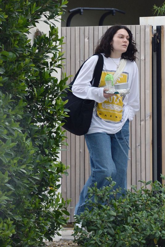 JESSIE J Out Shopping at Waste Land in Studio City 04/13/2024