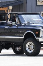 KOURTNEY KARDASHIAN and Travis Barker Out Driving in K5 Chevy Blazer in Calabasas 04/26/2024