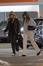 MILEY and TISH CYRUS Heading to a Business Meeting 04/25/2024