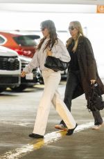 MILEY and TISH CYRUS Heading to a Business Meeting 04/25/2024