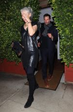 ALEXANDRA GRANT and Keanu Reeves Leaves Giorgio Baldi in Santa Monica 05/25/2024
