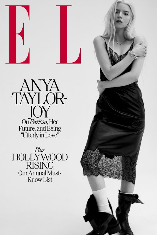 ANYA TAYLOR-JOY for ELLE Magazine, May 2024