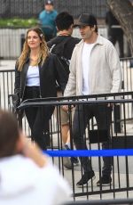 ASHLEY BENSON and Brandon Davis Arrives at L.A. Sparks Basketball Game in Los Angeles 05/24/2024