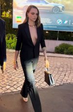 CARA DELEVINGNE Leaves Her Hotel in Cannes 05/22/2024