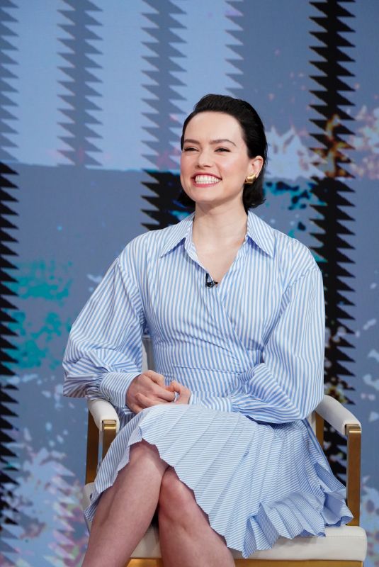 DAISY RIDLEY at Good Morning America in New York 05/20/2024