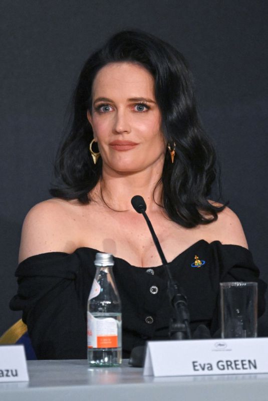 EVA GREEN at a Press Conference of Jury of 77th Cannes Film Festival in