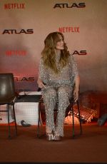 JENNIFER LOPEZ at a Press Conference to Promote Atlas in Mexico City 05/22/2024