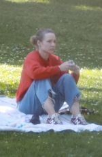 KRISTEN BELL Spending a Memorial Day Afternoon at a Park in Los Angeles 05/27/2024