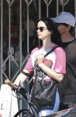 KRYSTEN RITTER Out for Ice Cream Cone at McConnell