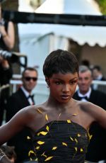 LEOMIE ANDERSON at Parthenope Premiere at 77th Cannes Film Festival 05/21/2024