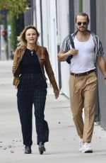 MALIN AKERMAN Out with Her Brother in Los Angeles 05/16/2024