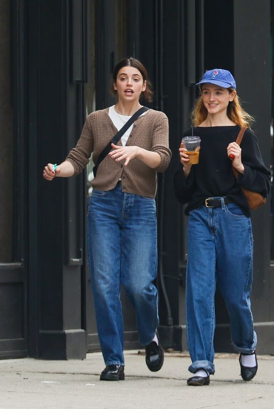 NATALIA DYER and FRANCESCA REALE Out in New York 05/23/2024