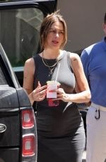 Pregnant LALA KENT Arrives at Maybourne Hotel in Beverly Hills 05/07/2024