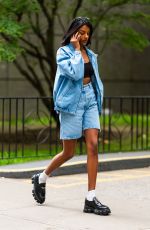 SIMONE ASHLEY Out and About in New York 05/13/2024