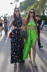 VICTORIA JUSTICE and MADISON REED Out on Croisette at Cannes Film Festival 05/19/2024