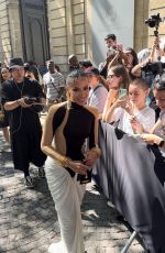 ANITTA Arrives at Schiaparelli Show at PFW Haute Couture in Paris 06/24/2024