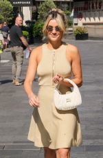 ASHLEY ROBERTS Arrives at Heart Radio in London 06/26/2024