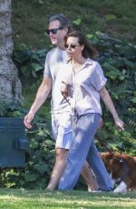 AUBREY PLAZA And Jeff Baena Out with Their Dog in a Los Angeles 06/23/2024