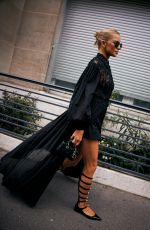 CAROLINE DAUR Arrives at Dior Fashion Show at Paris Haute Couture Week 06/24/2024