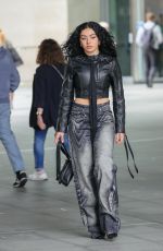 CHARLI XCX Arrives at BBC Broadcasting House in London 06/04/2024