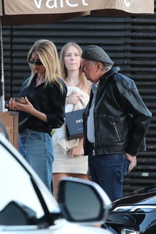CHARLOTTE MCKINNEY Out for Dinner with Her Dad at Nobu in Malibu 06/20/2024