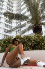 CLAUDIA ROMANI in Bikini and a Flag Cover Up in Miami 06/19/2024