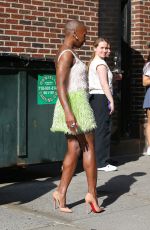 CYNTHIA ERIVO Arrives at Late Show with Stephen Colbert in New York 06/19/2024