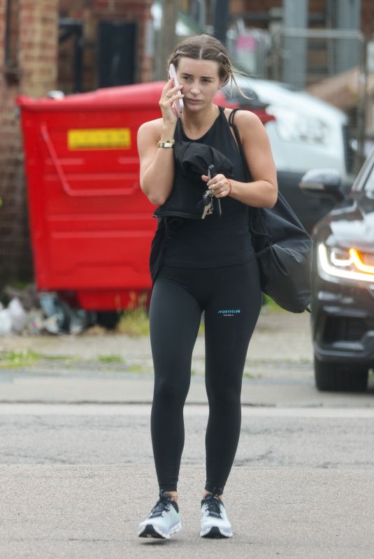 DANI DYER Leaves Her Gym Class in London 06/18/2024