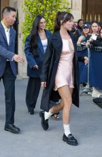DEMI MOORE and SCOUT WILLIS Leaves Hotel Crillon in Paris 06/21/2024