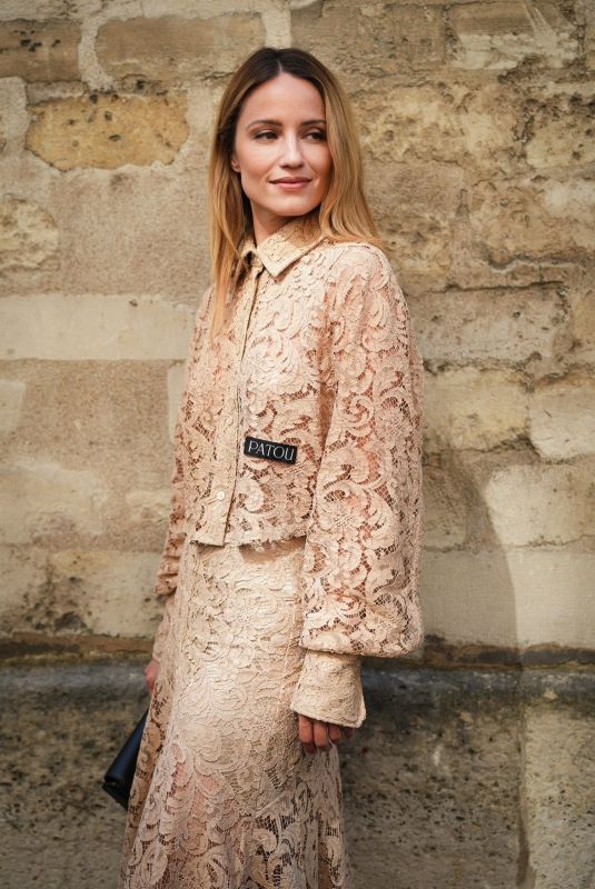 DIANNA AGRON at Patou Fashion Show in Paris 06/27/2024