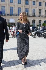 DIANNA AGRON Leaves Ritz Hotel at Paris Fashion Week 06/25/2024