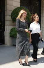 DIANNA AGRON Leaves Ritz Hotel at Paris Fashion Week 06/25/2024