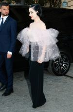 DITA VON TEESE Leaves Her Hotel at Paris Fashion Week 06/25/2024