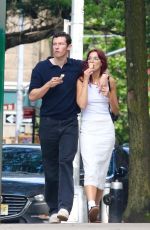 DUA LIPA and Callum Turner Out for Ice Cream in New York 06/17/2024
