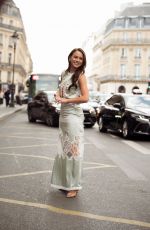 EMMA BROOKS Arrives at Viktor and Rolf Fashion Show in Paris 06/26/2024