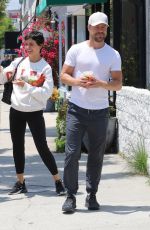 HAYLEY ERBERT and Derek Hough Out for Lunch at Joan
