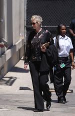 JANE LYNCH Arrives at Jimmy Kimmel Live in Hollywood 06/25/2024