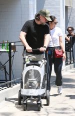 JENNIFER HUYOUNG and JC Chasez Take Their Dog on a Stroll in Los Angeles 06/07/2024