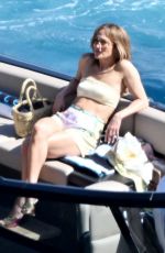 JENNIFER LOPEZ at a Boat in Positano 06/18/2024