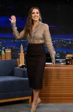 JESSICA ALBA at Tonight Show Starring Jimmy Fallon in New York 06/03/2024